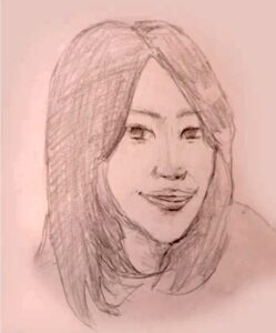 阿部寛　妻似顔絵